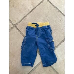Baby/Mini Boden blue rib waist Pants Sz 6-12 mo